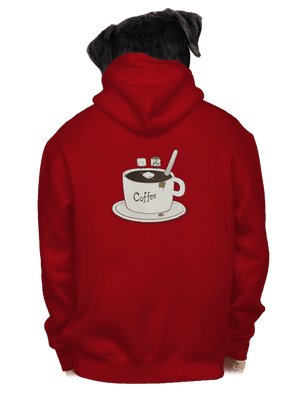 Kto zabil cukrík? pánska mikina na zips Red