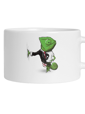 Majster prevlekov hrnček makronka White