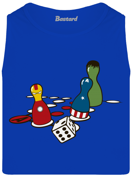 Superhrdina nehnevaj sa pánske tielko Royal Blue