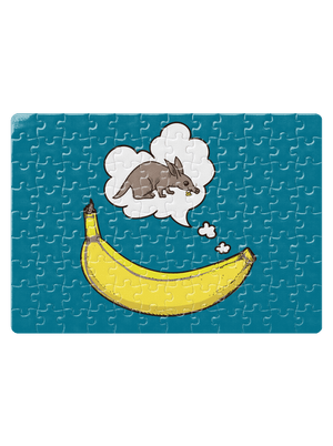 Samica hrabáča puzzle White