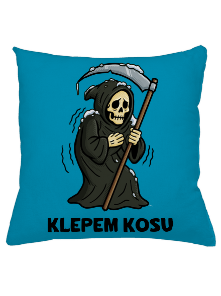 Klepem kosu vankúš Blue Turquoise