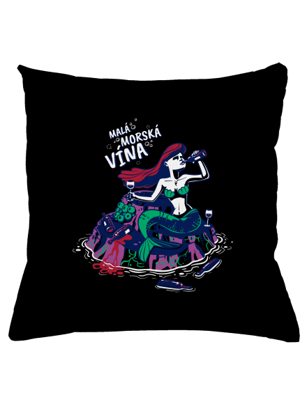 Malá mořská vína vankúš Black