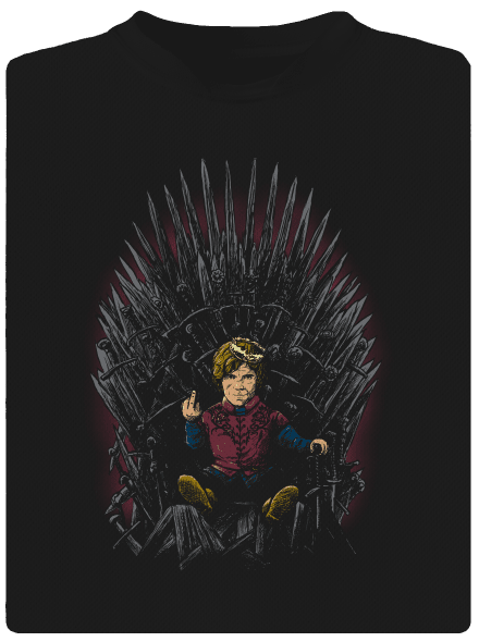 Tyrion na tróne pánske športové tričko Black