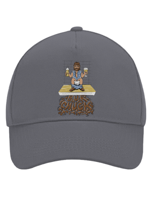 BurChuck šiltovka baseballka Graphite grey