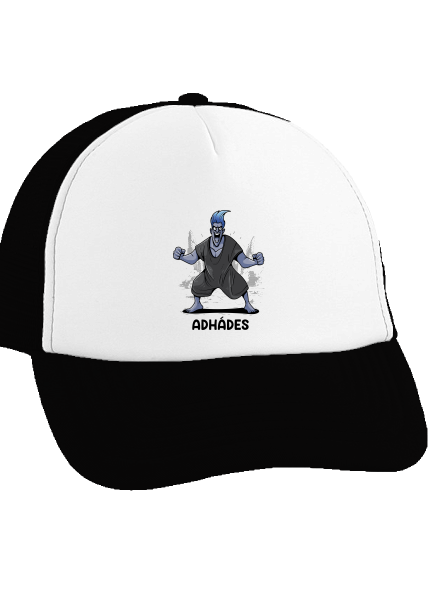 Adhádes šiltovka truckerka Black cap
