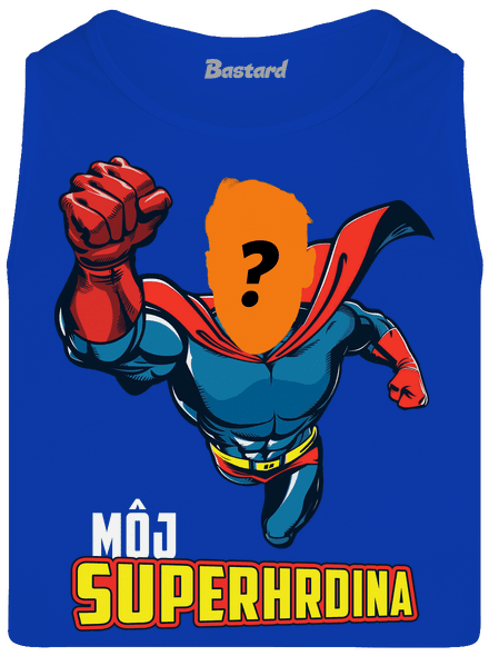 Môj superhrdina pánske tielko Royal Blue