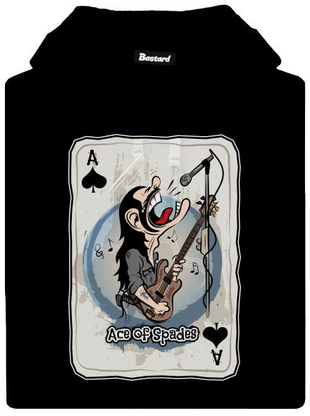 Ace of Spades dámska mikina klokanka Black