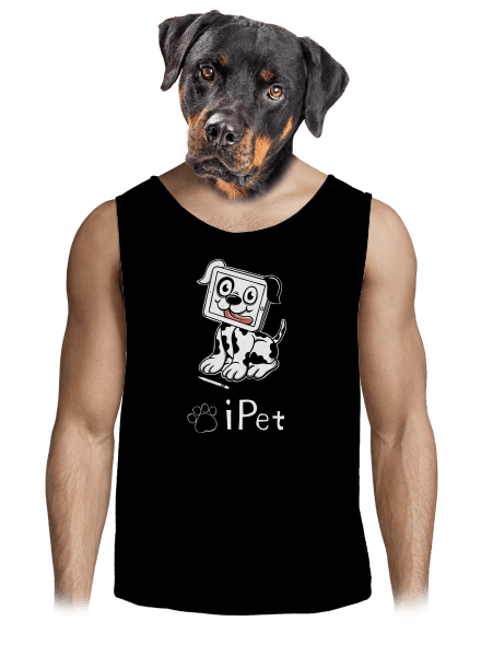 iPet pánske tielko Black