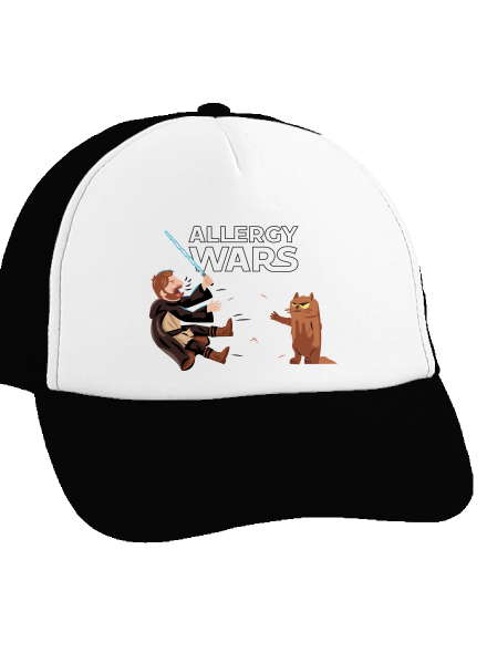Allergy Wars šiltovka truckerka Black cap