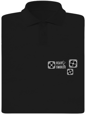 Heavy smoker pánska polokošeľa Black