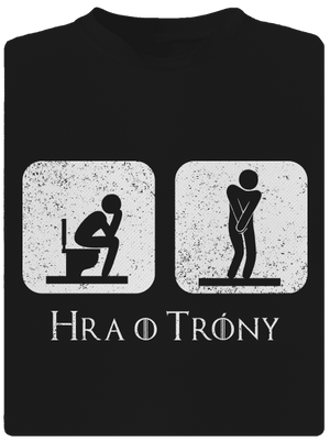 Hra o trůny pánske športové tričko Black