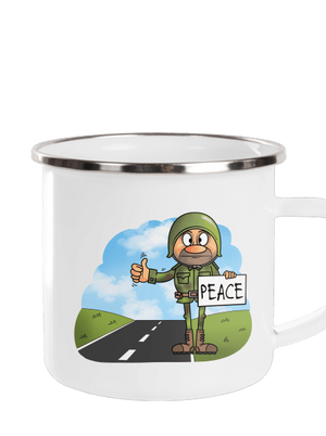 Peace plecháčik White