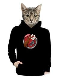 dámska mikina klokanka