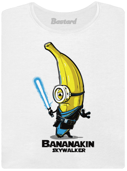 Bananakin Skywalker dámske tričko s lemom White