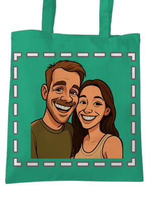 Karikatúra z vlastnej fotky taška Mint