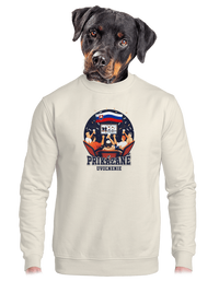 unisex mikina bez kapucne