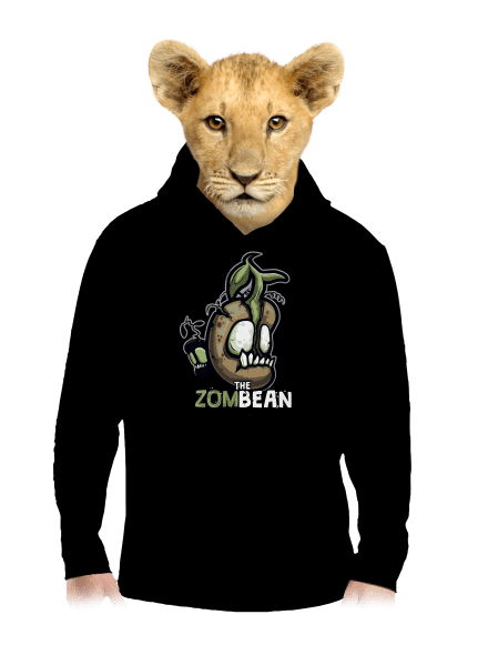 Zombean detská mikina klokanka Black