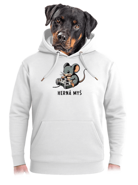 Herná myš unisex mikina premium Snowwhite