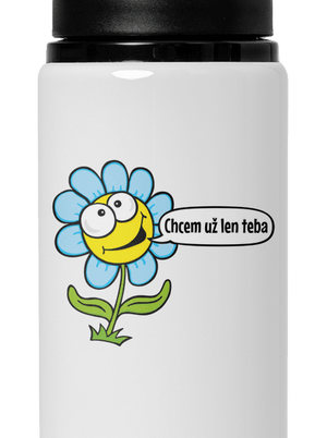 Chcem už len teba flaša na vodu White