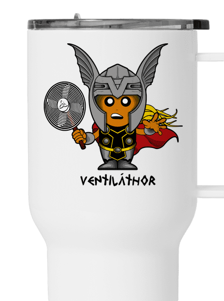 Ventiláthor termohrnček White
