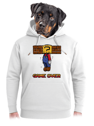 Game Over unisex mikina premium Snowwhite