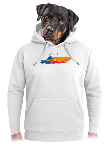 Chytľan unisex mikina premium Snowwhite