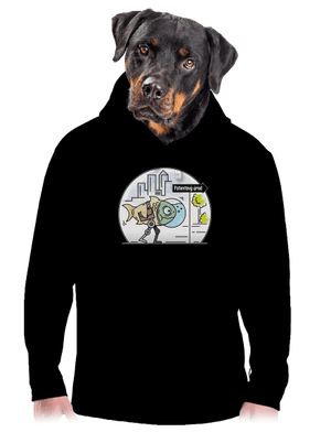 pánska mikina klokanka