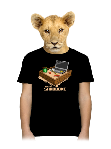 Sandbox detské tričko Black