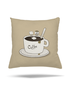 Kto zabil cukrík? vankúš Beige