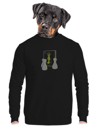 unisex mikina bez kapucne