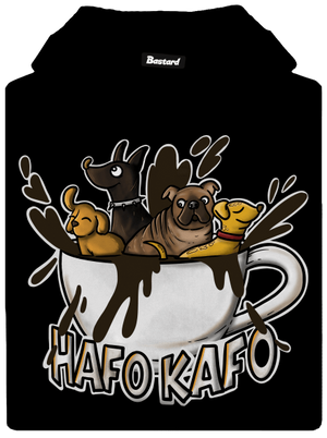 Hafo kafo pánska mikina klokanka Black