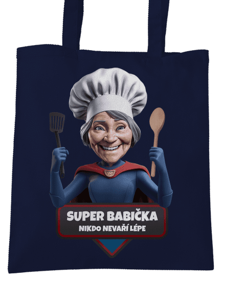 Super babička taška French Navy
