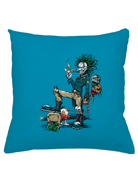 Evil Clown vankúš Blue Turquoise