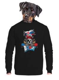 unisex mikina bez kapucne