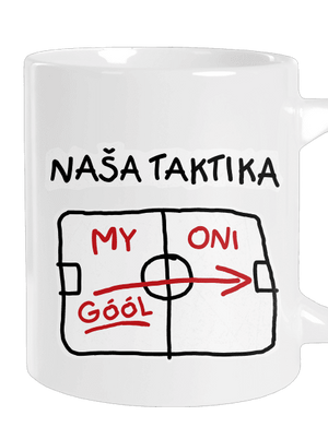 Naša taktika veľký hrnček White