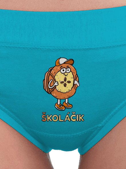 Školáčik dámske nohavičky Turquoise