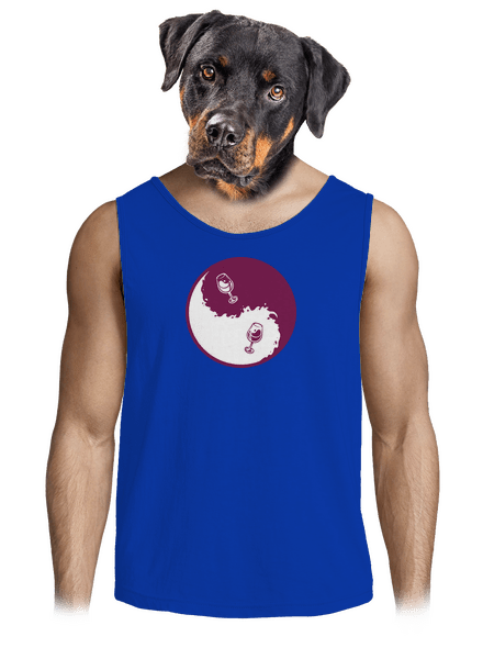 Jin Jang víno pánske tielko Royal Blue