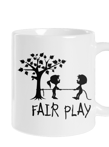 Fair play klasický hrnček White