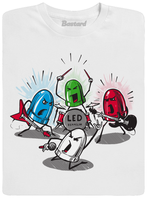 Led Zeppelin detské tričko White