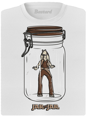 Jar in jar dámske športové tričko White