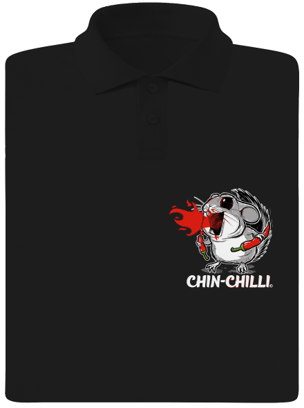 Chinchilli pánska polokošeľa Black