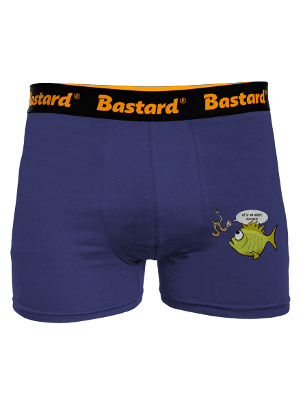 Ryba a dážďovka boxerky Blue Navy