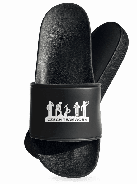 Czech Teamwork šľapky Black