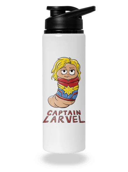 Captain Larvel flaša na vodu White
