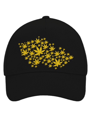 Ganja Country šiltovka baseballka Black