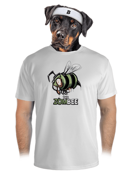 ZomBee pánske športové tričko White