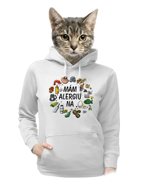 dámska mikina klokanka