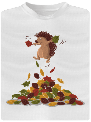 Radosť z lístia detské športové tričko White