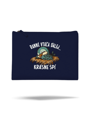 Ranné vtáča spí taštička French Navy