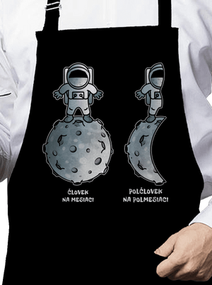 Polčlovek na polmesiaci zástera Black